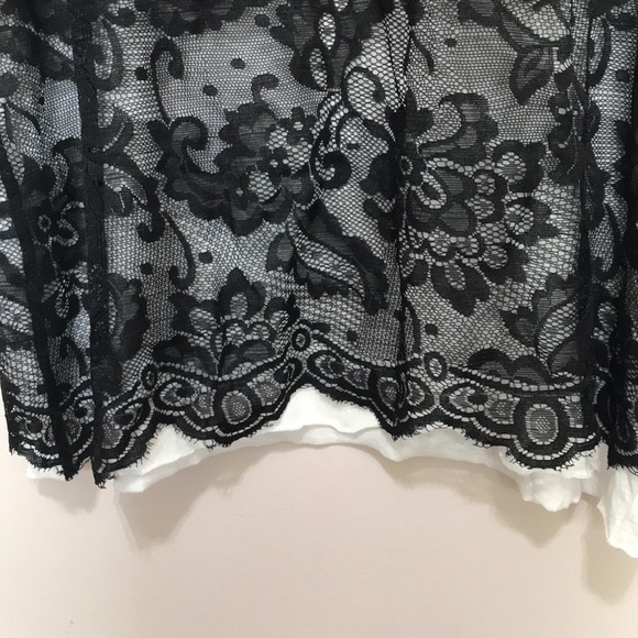 MICHAEL Michael Kors Black Lace Overlay Tank Top,final Price - Picture 3 of 11